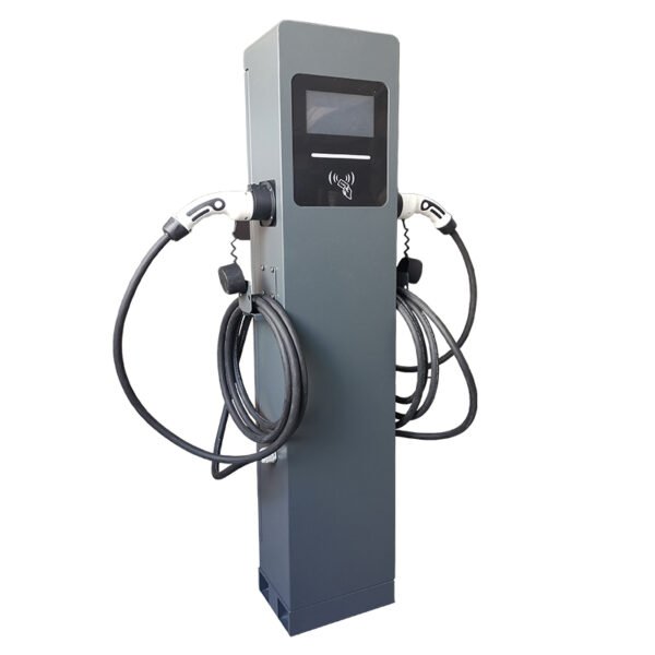 OCPP Pedestal Dual Gun AC EV Charger - Image 2